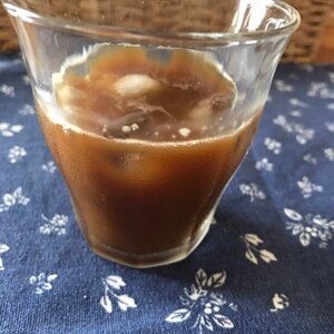 アイス☆カルピスソーダカフェオレ風♪